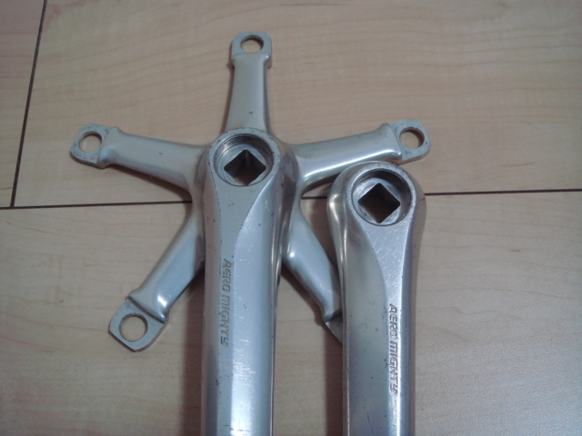 スギノ　エアロマイティー　クランク　njs スギノ エアロ マイティ ピスト クランク 競輪 NJS SUGINO AERO MIGHTY