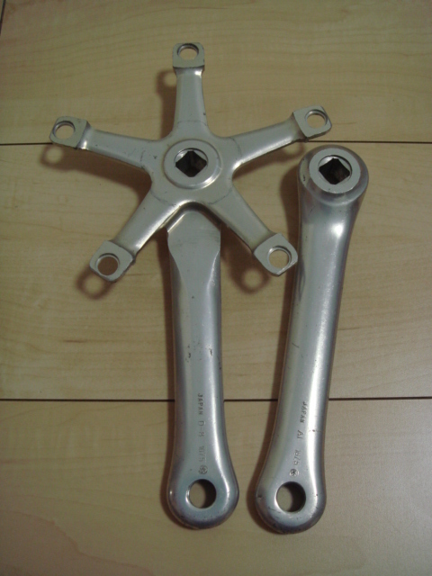 スギノ エアロ マイティ ピスト クランク 競輪 NJS SUGINO AERO MIGHTY