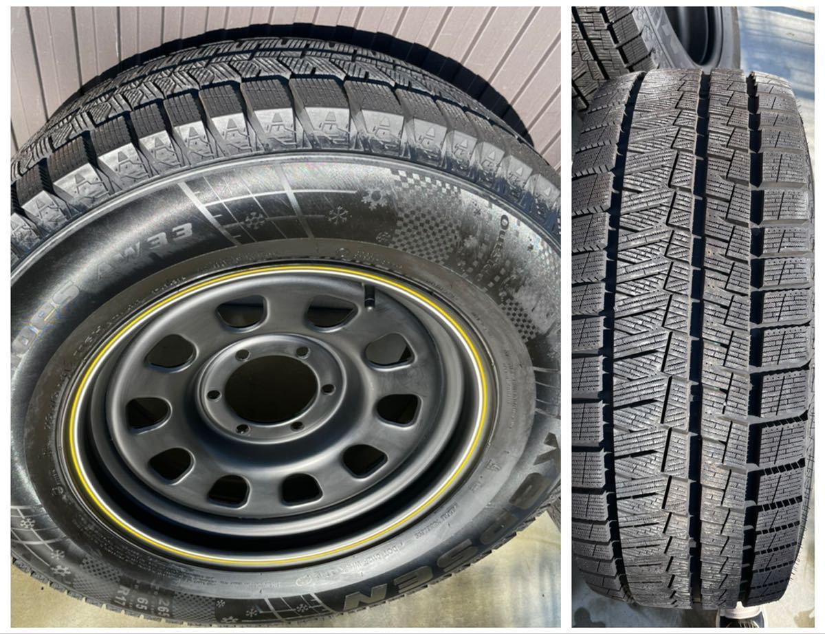 スタッドレスタイヤ 265/65/R17 6H デイトナホイール ハイラックス 