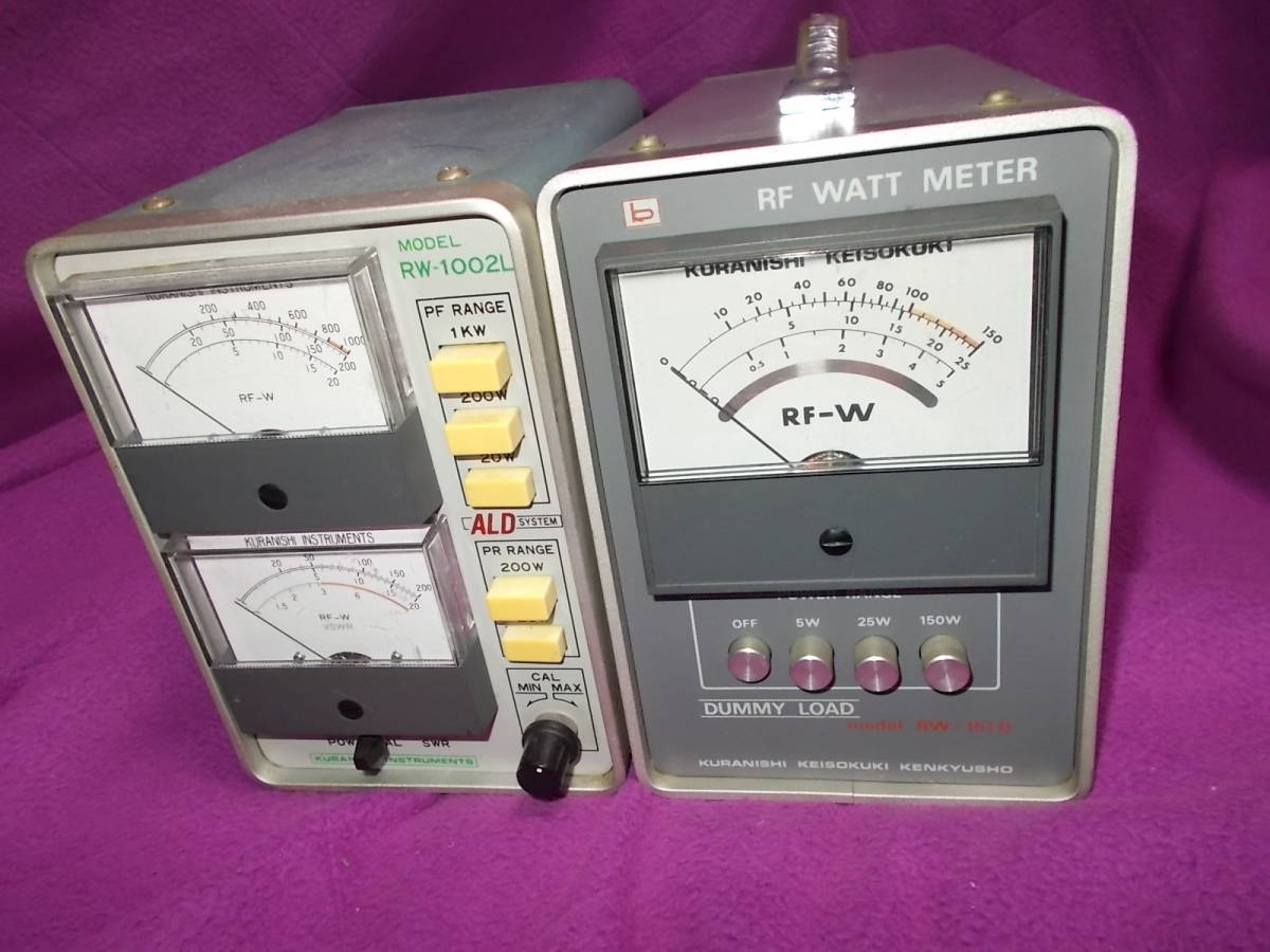 ☆ RW-151D [KURANISHI] 終端型電力計の中古作動品の出品 ☆