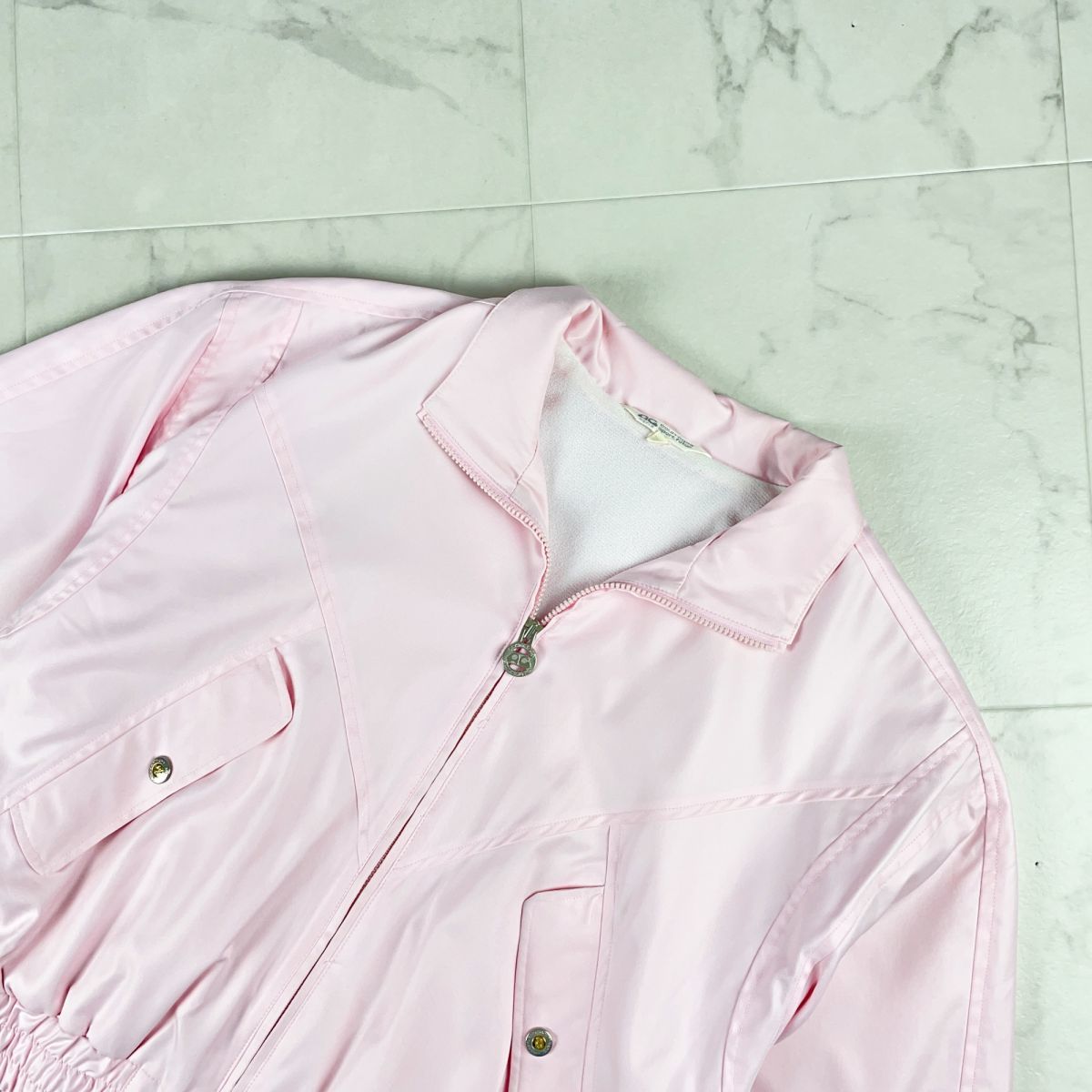 美品 courreges sport futur クレージュ ジップアップナイロン