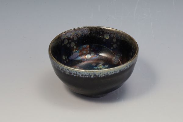 窯変 曜変 酒器 平盃 茶器＆茶道具 ⑨天目 ぐい呑 虹彩 作者 窯変天目