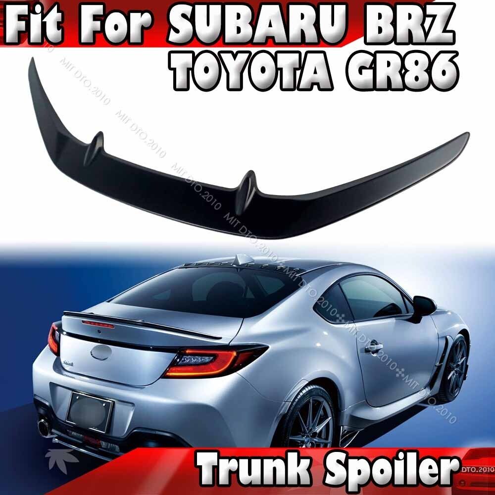 2021+ トヨタ GR86 スバル BRZ ZN8 ZD8 リア トランクスポイラー ABS製 素地 未塗装品 OP