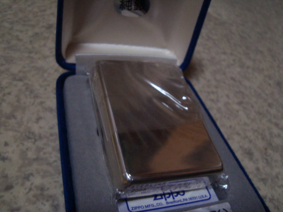 ZIPPO スターリングシルバー 松竹梅 2005年製 春山作 純銀#15 手彫 未 