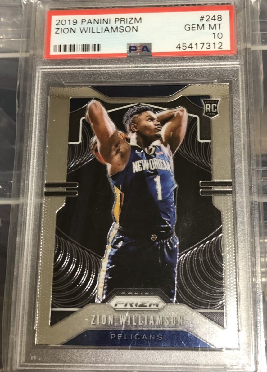 NBA】2019 PANINI PRIZM RC BASE #248 ZION WILLIAMSON PSA 10 GEM 
