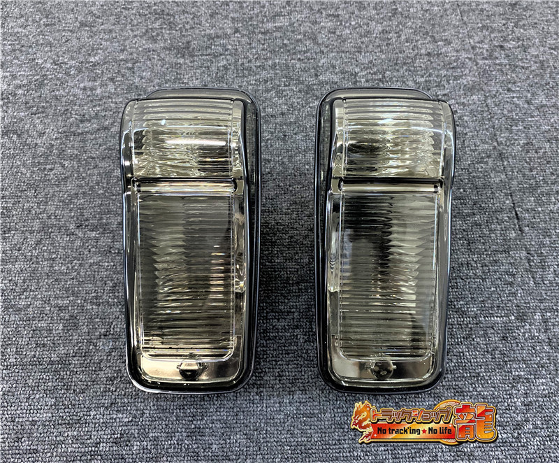 新品即納! ドア サイド マーカー ランプ スモーク いすゞ 07エルフハイキャブ/07フォワード用 左右セット トラックパーツ デコトラ I0898P