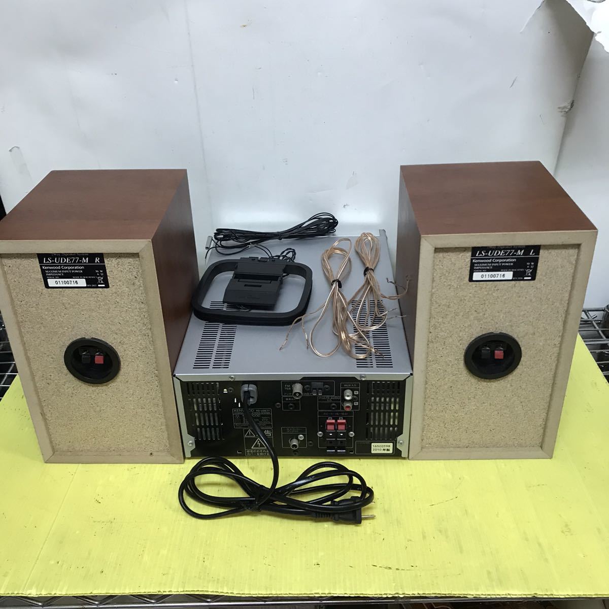 RD-UDE77 KENWOOD ケンウッド UDE77 RD CD⁄USB⁄SDコンポ｜Yahoo!フリマ（旧