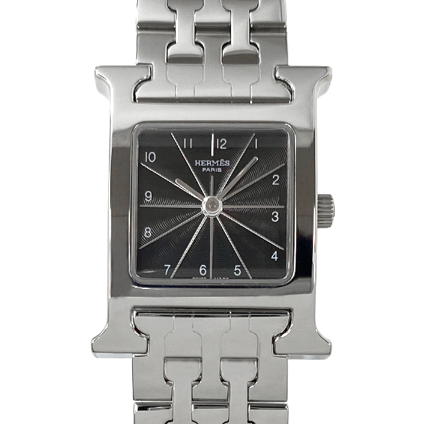 中古】エルメス Hウォッチ HH1.210 クォーツ ステンレススチール