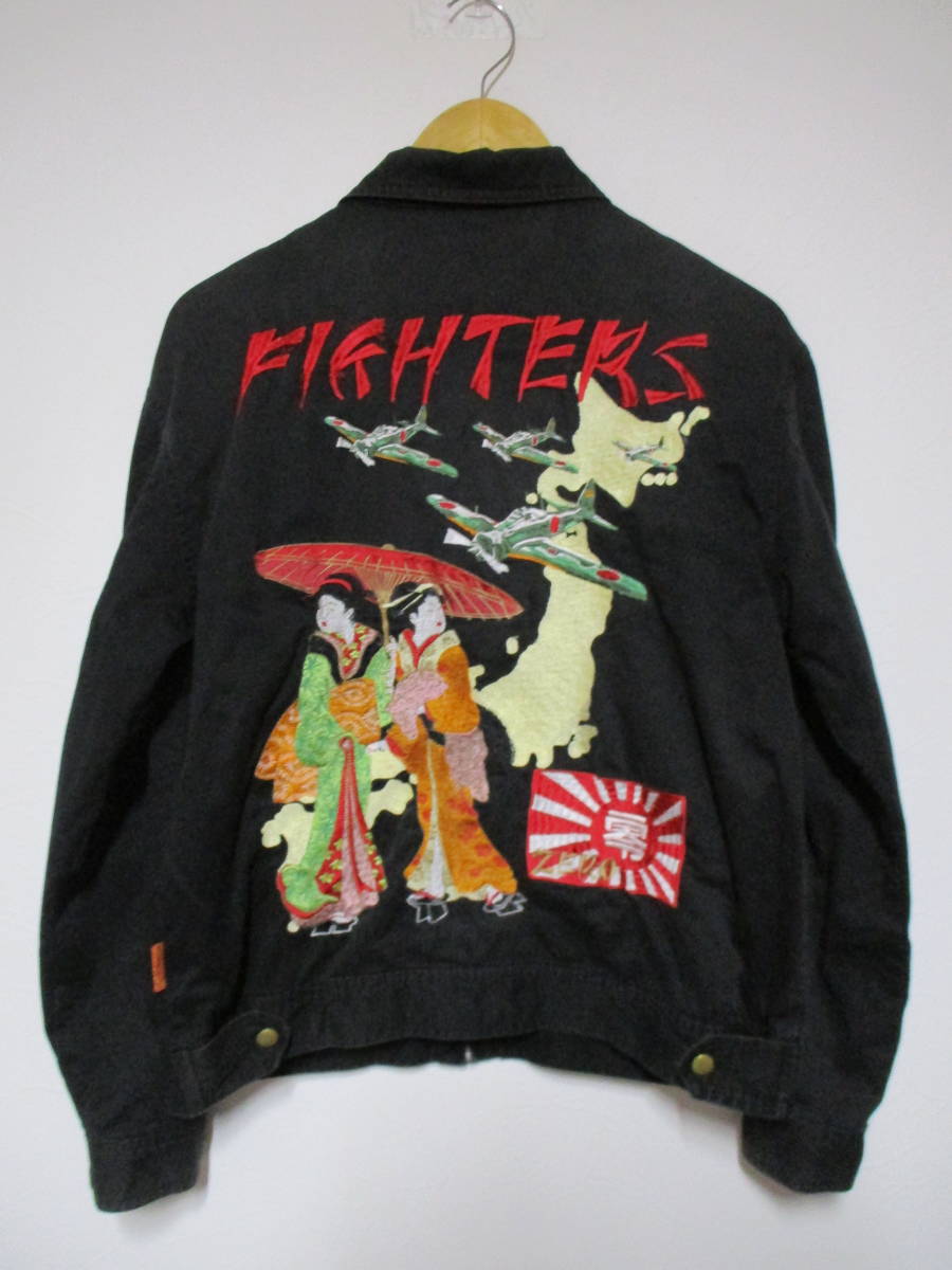 豊富な，爆買い 鬼ヶ島 ZERO FIGHTER 零戦 舞妓 日本地図 刺繍 コットン ジャケット Mサイズ(Mサイズ)｜売買されたオークション情報、yahooの商品情報をアーカイブ公開 - オークファン ジャンパー、ブルゾン一般