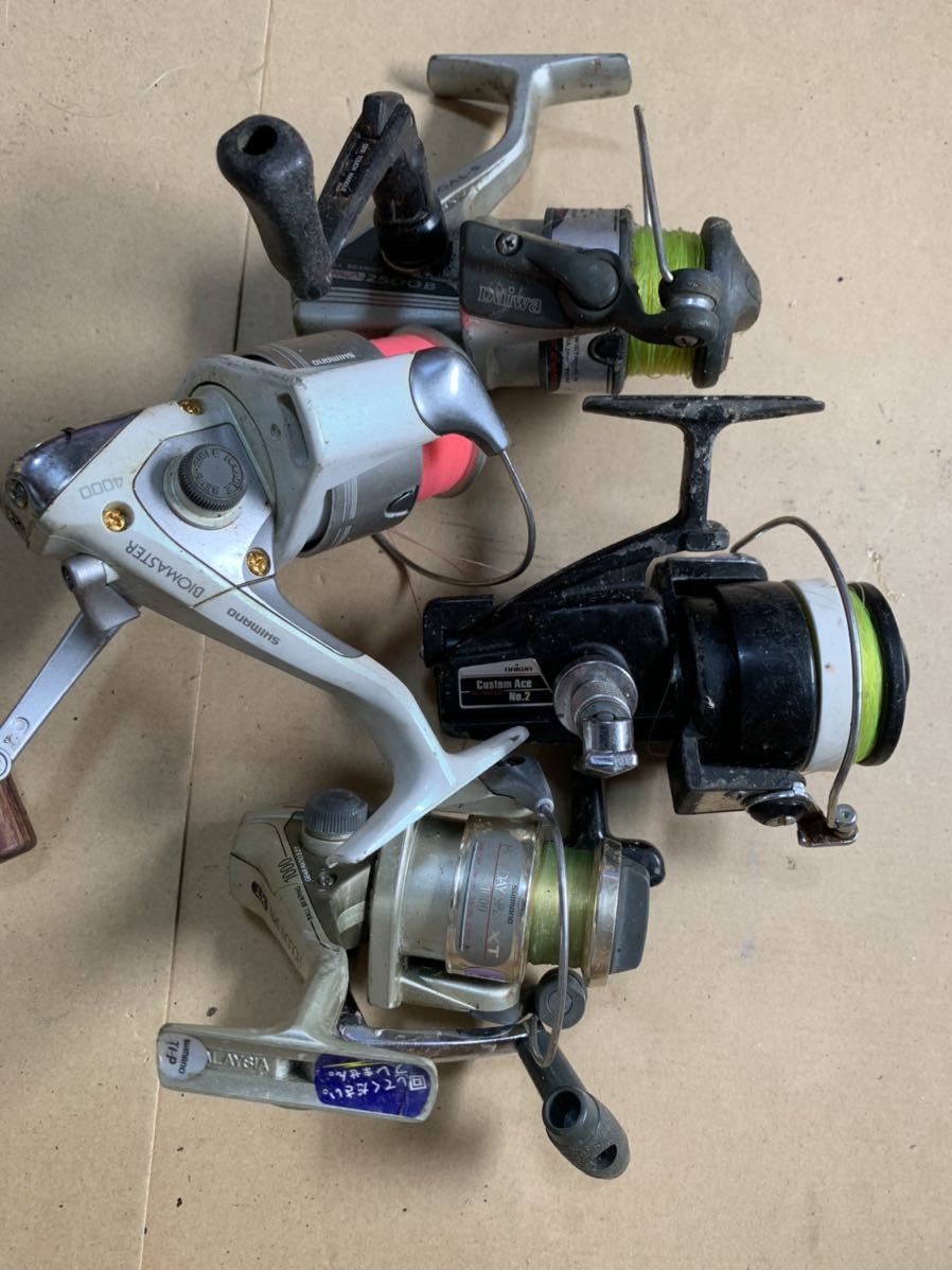 釣りリール まとめ売り 8個セット動作未確認品 リール シマノ SHIMANO