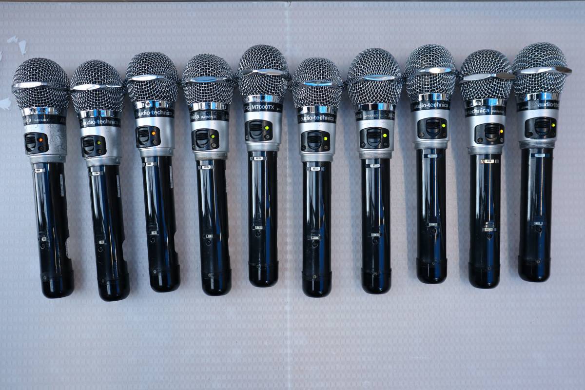 C3661 @ audio technica AT-CLM7000TX ワイヤレスマイク 10本