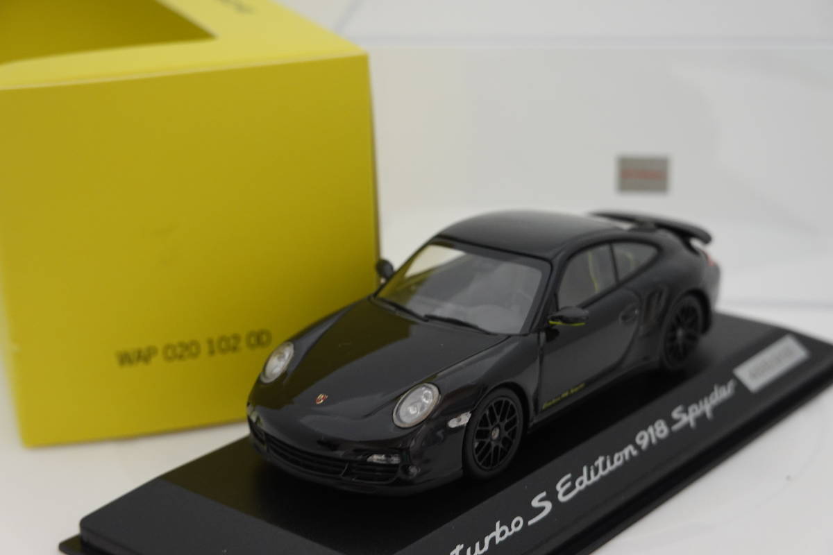 ☆1円始☆ポルシェ特注918台限定PMA 1/43 Porsche 911 turbo S Edition 
