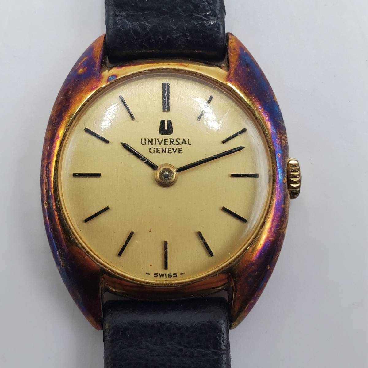 正規品，セール】 稼働品 手巻き UNIVERSAL GENEVE ユニバーサル