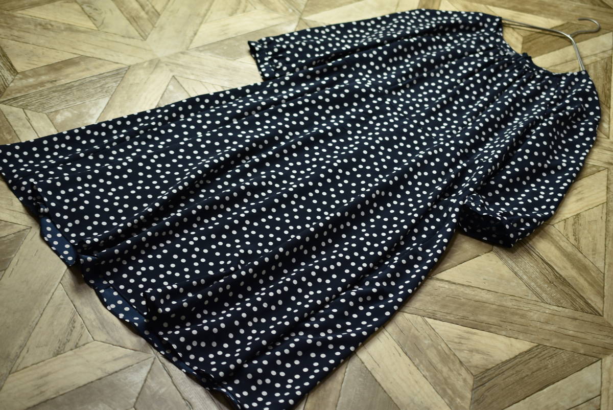ローラアシュレイ LAURAASHLEY/ドット柄デザインワンピース サイズ11 