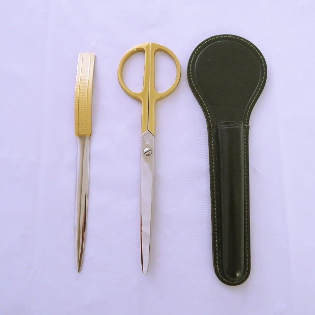 ☆美品 丸善 MARUZEN LERCHE レルフェ クラシックデスクセット はさみ