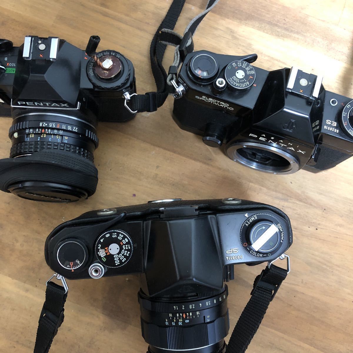 PENTAX ペンタックス【カメラレンズセット】SPOTMATIC ・MV1 ・ES ・MC Skylight 1B ・smc PENTAX-M・TAKUMAR 1:1.8/55 5263341 ・ZOOM PENTAX SPOTMATIC ペンタックス カメラセット SPOTMATIC本体レンズセット セット