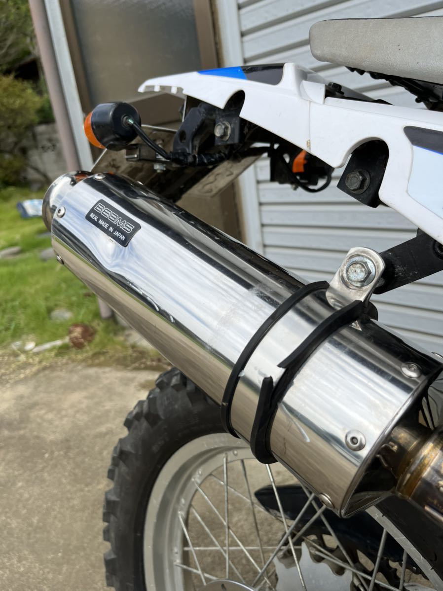 SS300 ビームス BEAMS セロー250用ビームス(BEAMS) スリップオン ステンレスサイレンサー セロー 250 ビームス SS300 ステンレス　フルエキマフラー　DG17J