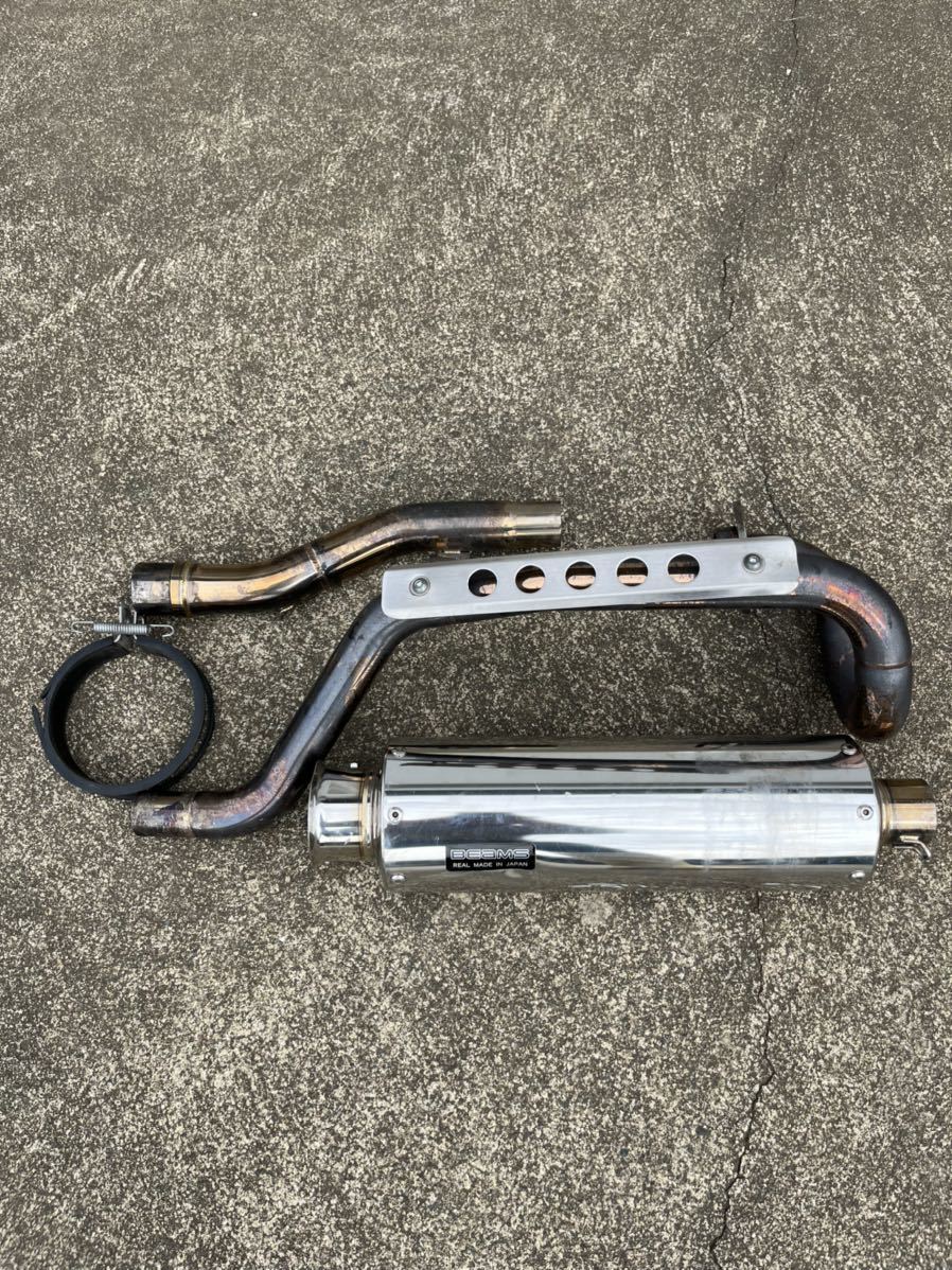 SS300 ビームス BEAMS セロー250用ビームス(BEAMS) スリップオン ステンレスサイレンサー セロー 250 ビームス SS300 ステンレス　フルエキマフラー　DG17J