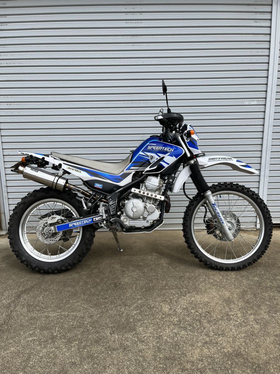 SS300 ビームス BEAMS セロー250用ビームス(BEAMS) スリップオン ステンレスサイレンサー セロー 250 ビームス SS300 ステンレス　フルエキマフラー　DG17J