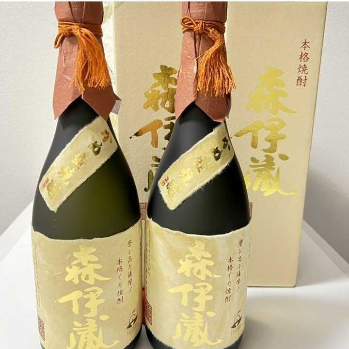 送料無料 森伊蔵 金ラベル プレミアム 芋焼酎 720ml 2本新品未開封高島屋