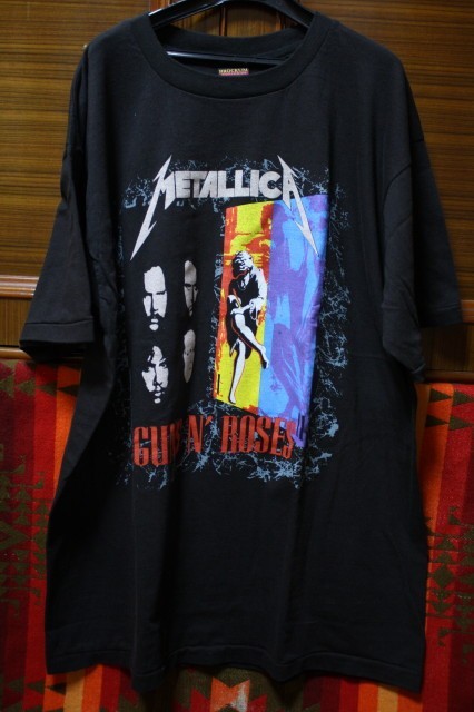 希少 USA製 シングルステッチ メタリカ METALLICA ガンズ バンド T