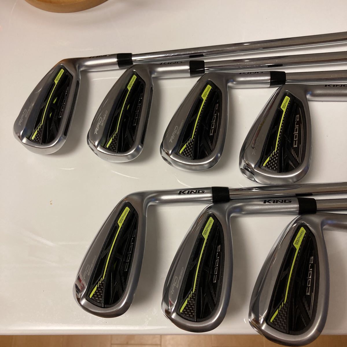 コブラ　RAD SPEED 6番〜SW 7本セット　NS950neo フレックスS グリップ　eliteグリップ　新品同様_2