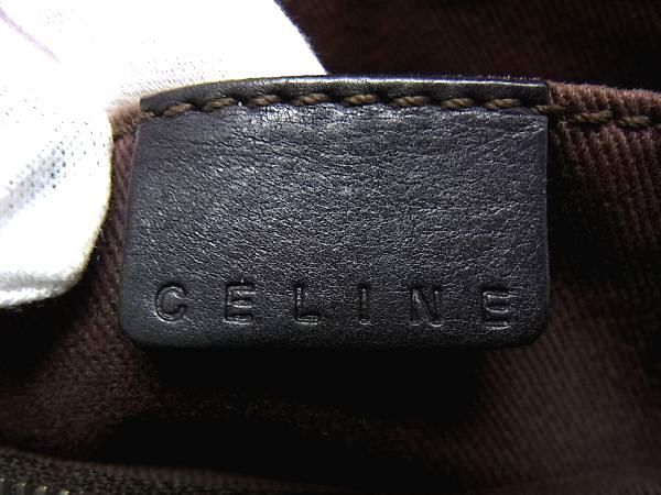 1円 CELINE セリーヌ ブギーバッグ レザー ハンドバッグ トートバッグ 手持ちかばん ダークブラウン系 BB1612JN ブギーバッグ セリーヌ ハンドバッグ 1円～CELINE □ アイボリー