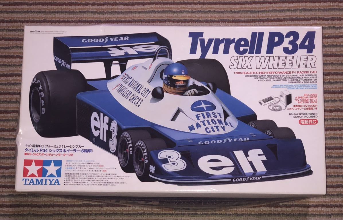 P34 タミヤ Tyrrell ビッグスケール 長期保管品 ティレルミニカー