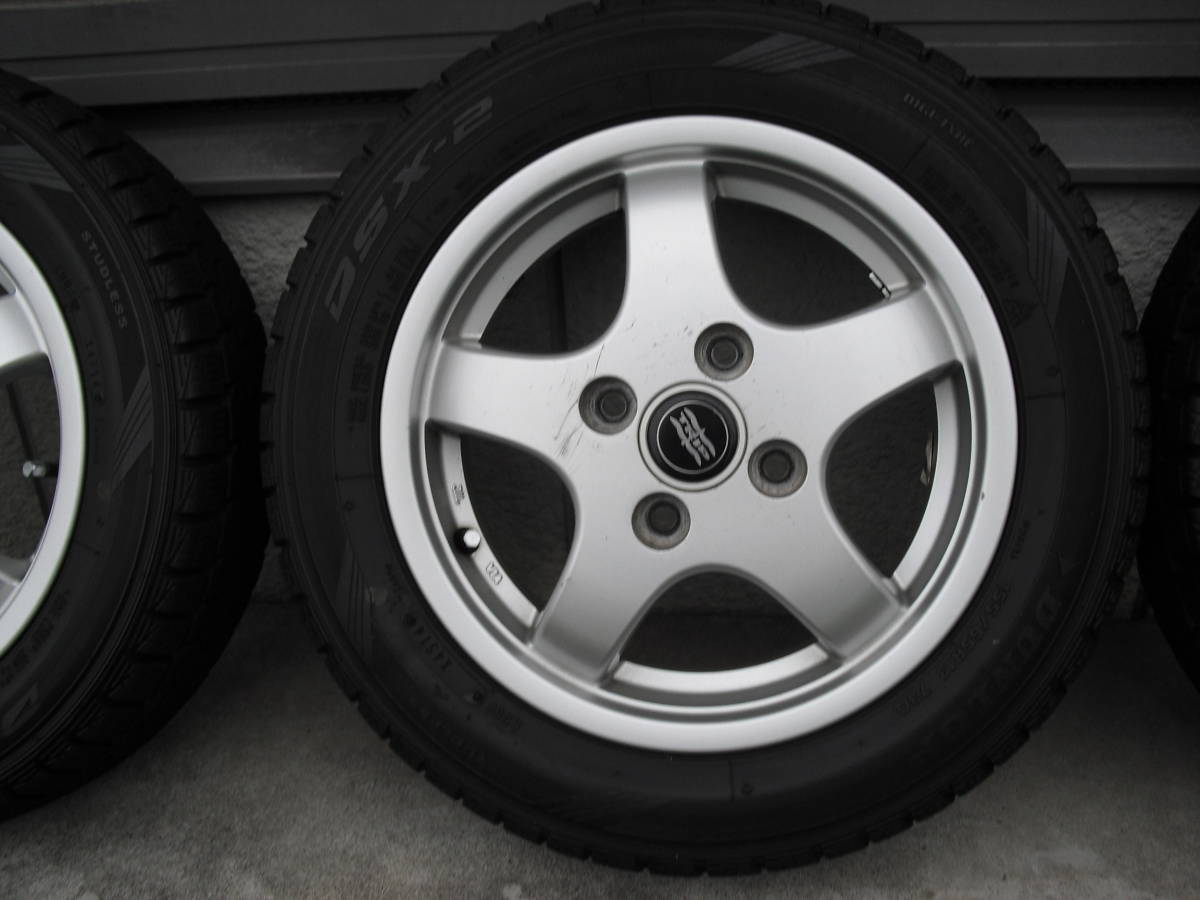 スタッドレス 中古４本 155/65R13 ワゴンR ミラ モコ ムーヴなど 155/65R13 スタッドレス4本セット MRワゴン モコ ワゴンR