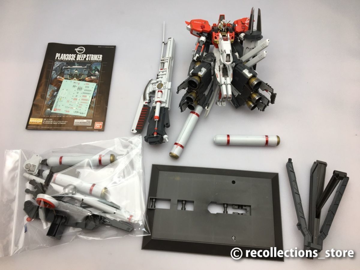 赤バンダイ版 MG ディープストライカー 未組み立て 赤バンダイ版 MG