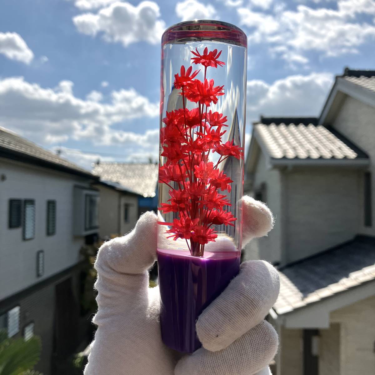 シフトノブ 水中花 当時物 デコトラ 街道レーサー トラック野郎