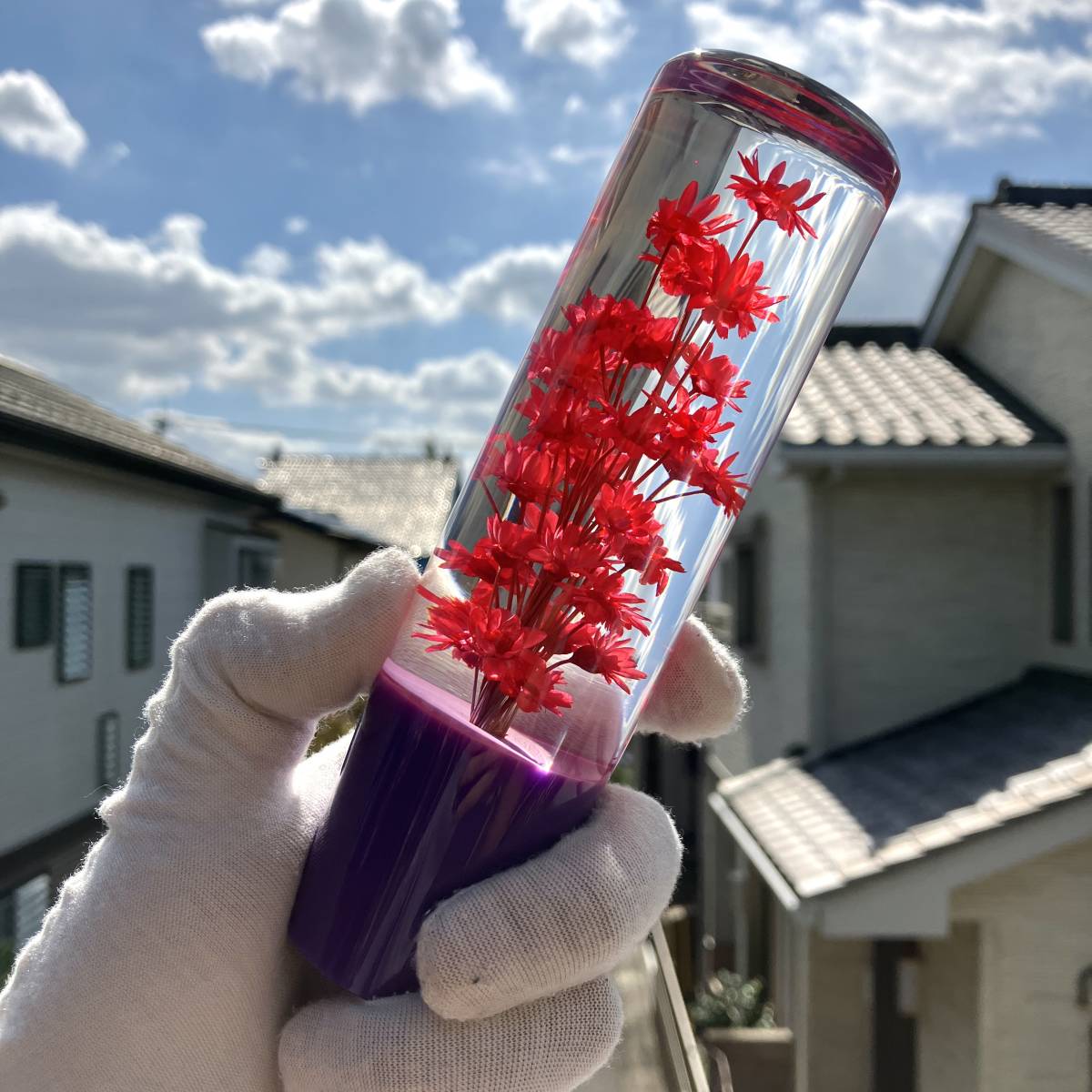 シフトノブ 水中花 当時物 デコトラ 街道レーサー トラック野郎 