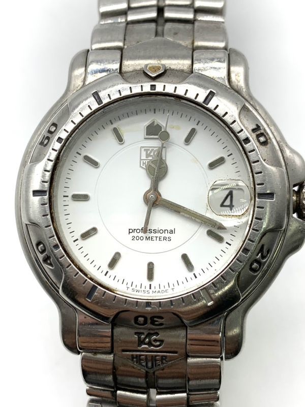 TAG HEUER タグホイヤー Professional 200M 稼働品 ☆おすすめ☆TAG HEUER タグホイヤー professional 200meters