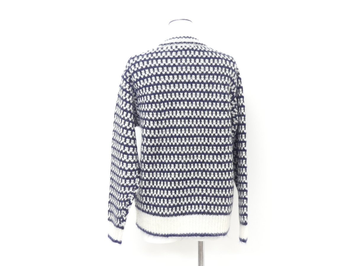 未使用 新作 BLAMINK ブラミンク ジャガード3Gロングスリーブニット 1  