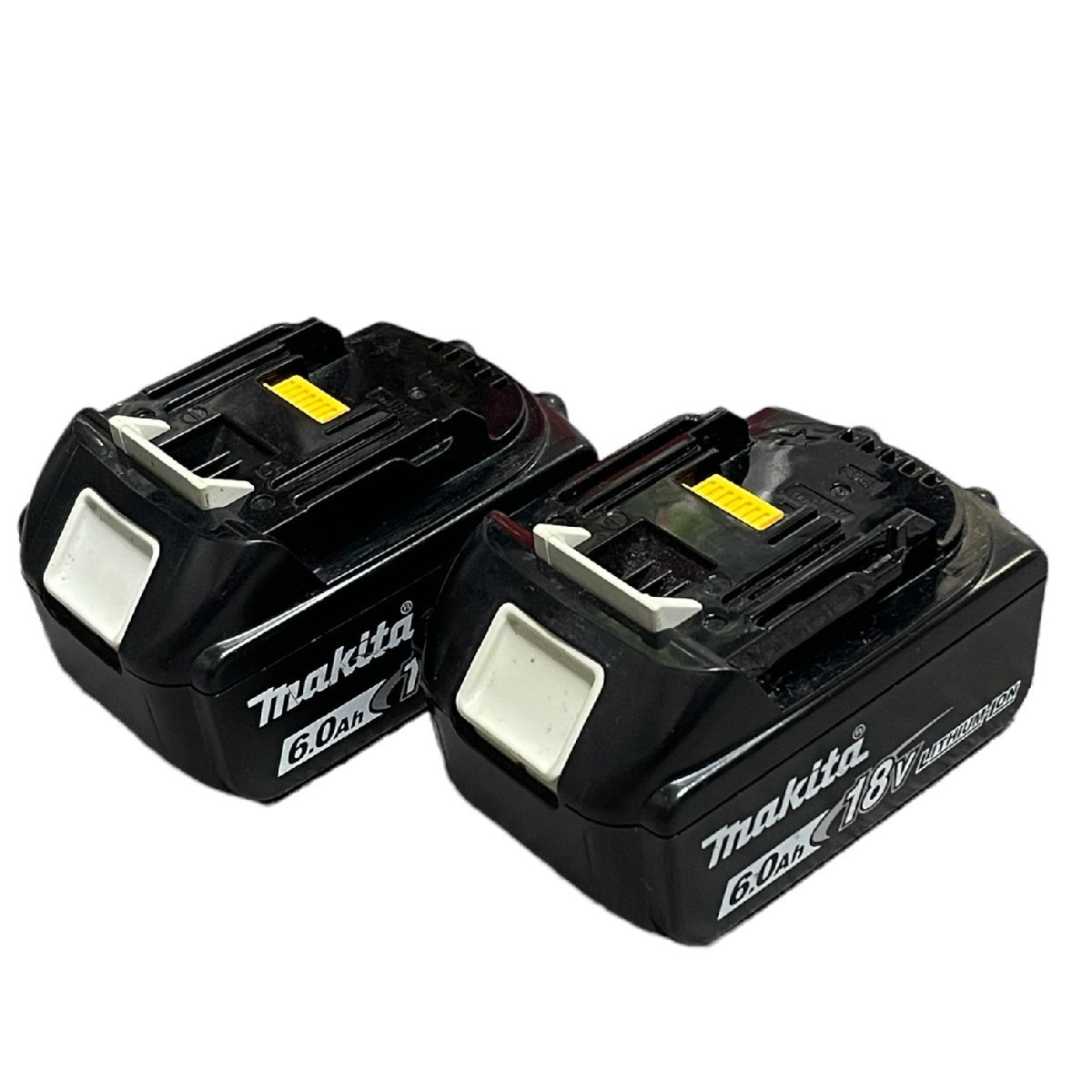 中古品 makita 高圧エアタッカ マキタ makita) TD172DZFY A27425RF 【中古美品】makita マキタ 純正 BL1860B 18V リチウムイオン バッテリー 6.0Ah 108Wh 2個まとめ 