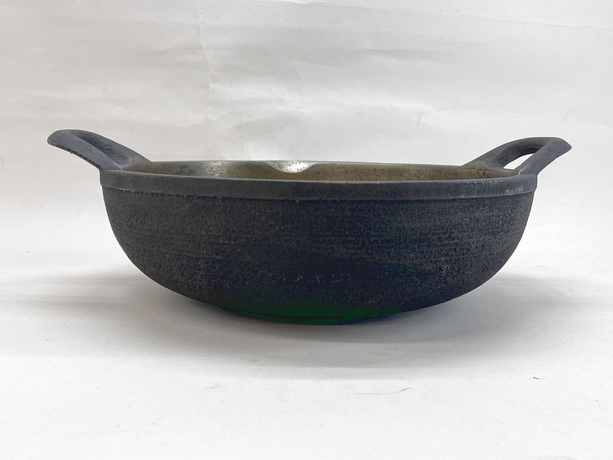 未使用 久慈砂鉄 天麩羅鍋 砂鉄鍋 山王堂謹製 保管品 【公式通販】