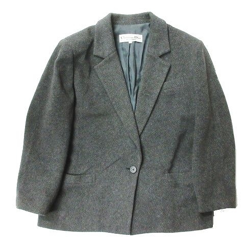 HOT，2026 クリスチャンディオール Christian Dior PRET-A-PORTER プレタポルテ VINTAGE ヴィンテージ 1釦 オーバーサイズ テーラードジャケット(ジャケット、ブレザー)｜売買されたオークション情報、yahooの商 女性用