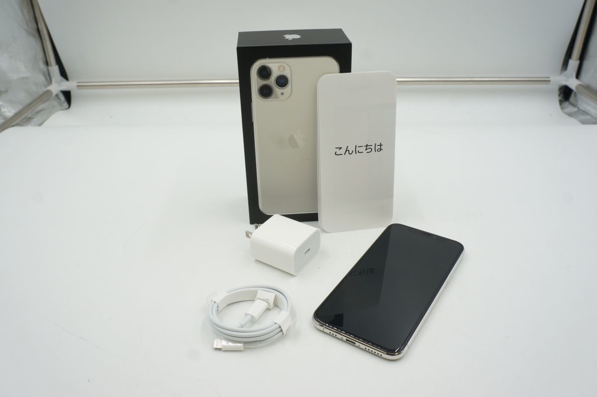 iPhone 11 Pro 64GB スペースグレイ au SIMフリー 白ロム 超美品 動作確認