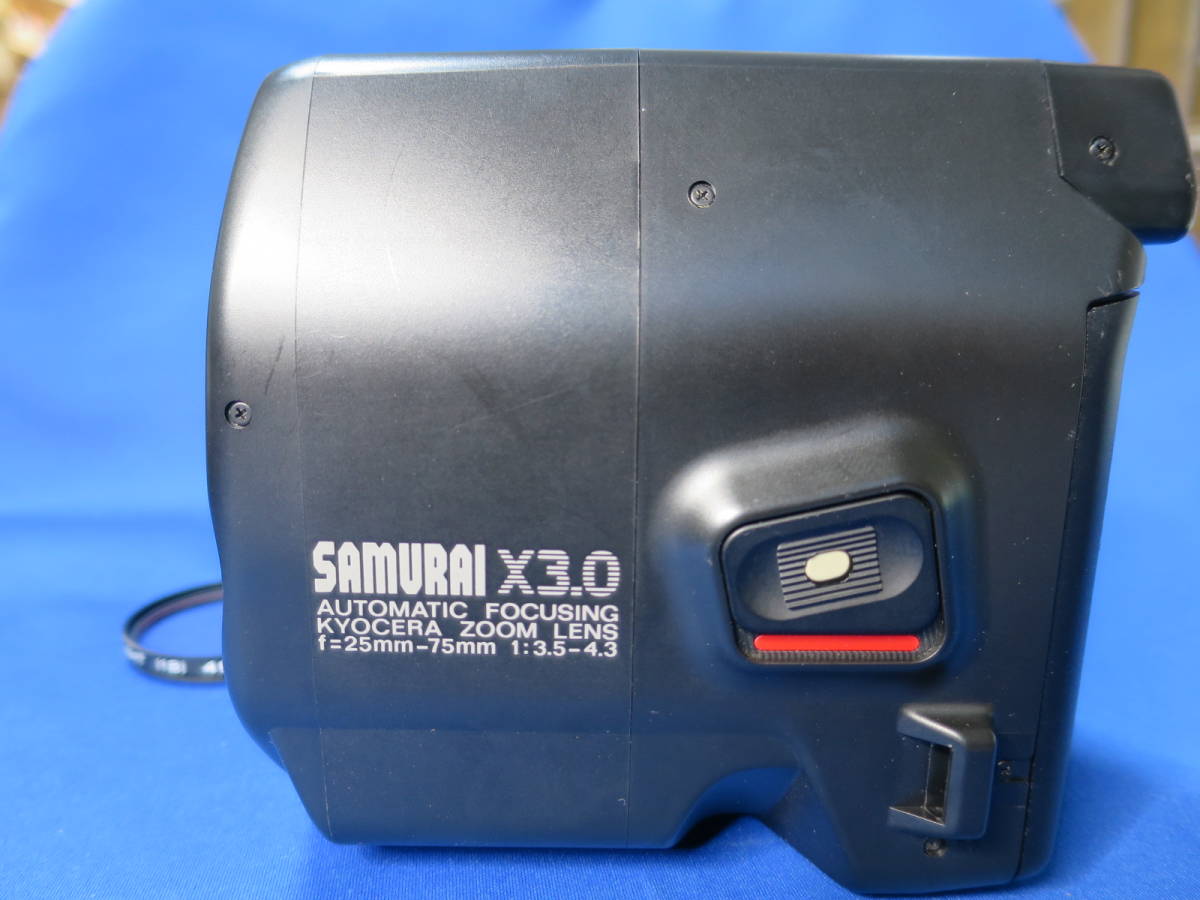 京セラ SAMURAI X3.0 25-70mm F3.5-4.3 送料無料!!! KYOCERA サムライ SAMURAI X3.0 KYOCERA コンパクトフィルムカメラ OB3804 F3.5