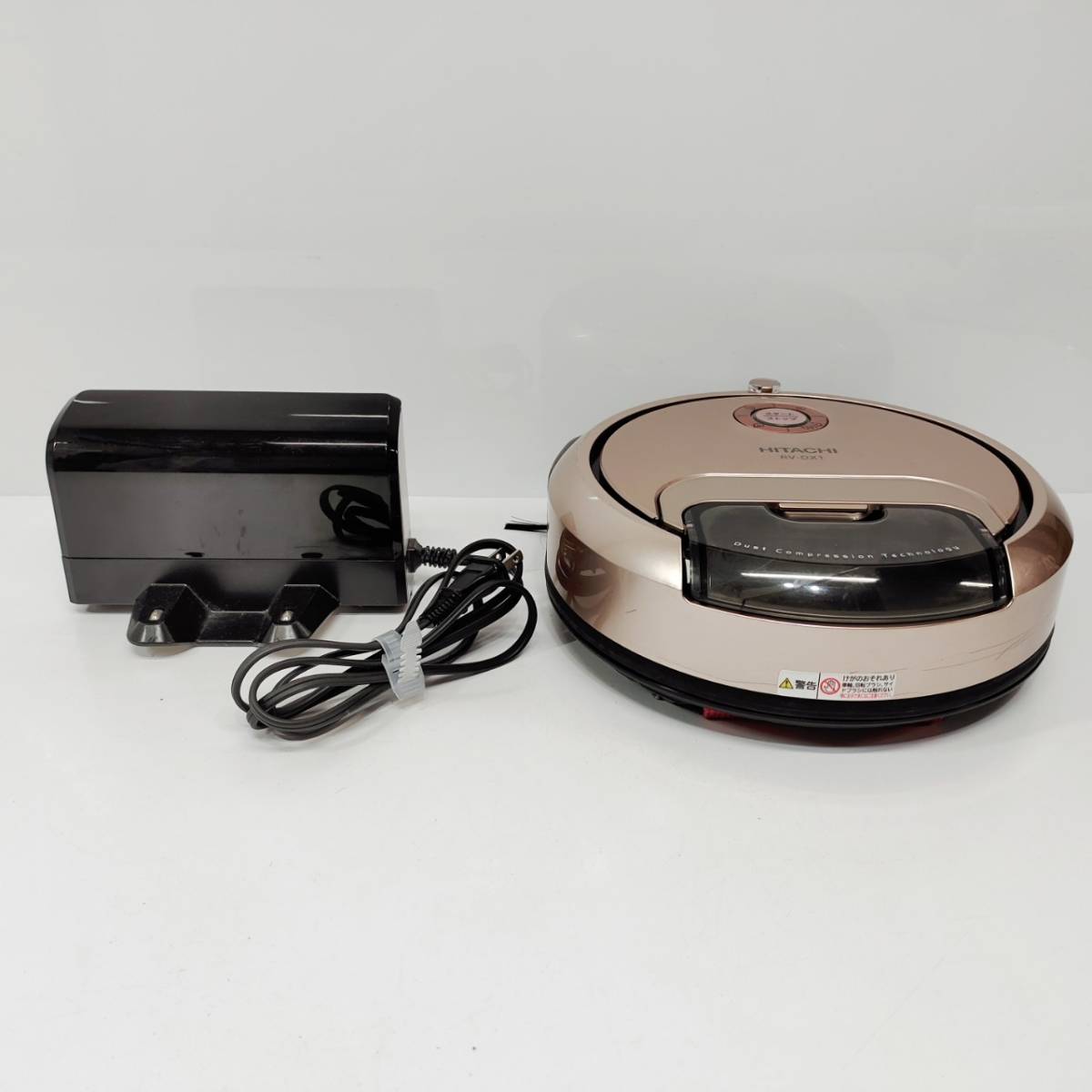 ○動作品 日立 RV-DX1 ロボット掃除機 HITACHI シャンパンゴールド