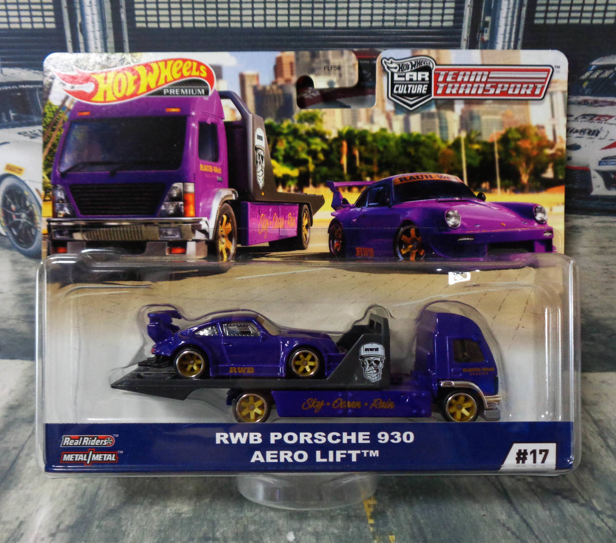 ホットウィール　RWB PORSCHE 930 AERO LIFT Hot RWB Wheels 0 Porsche Team Transport Aero - 1 LIFT AERO PORSCHE