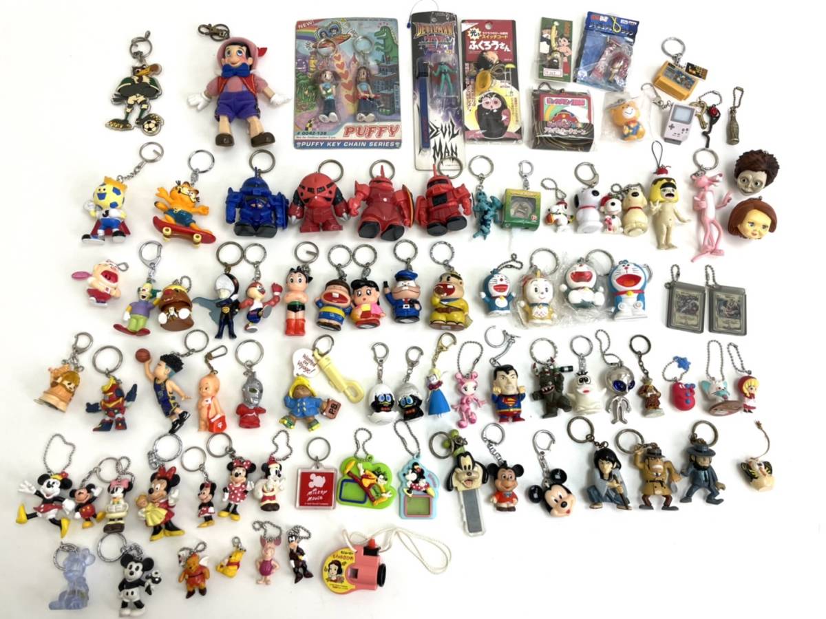 送料無料，人気SALE 221014U レトロ キャラクター キーホールダー 大量 まとめ セット 天才バカボン アトム Disney ガンダム ビックリマン アニメ 当時物 古い(キャラクター)｜売買されたオークション情報、yahooの商 キャラクター