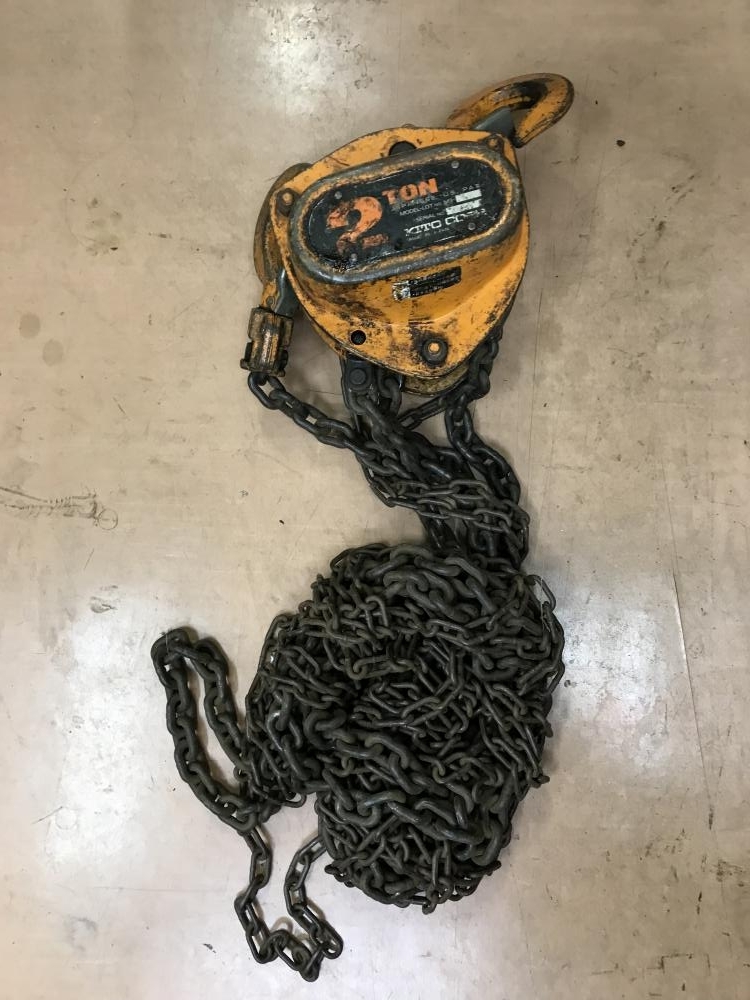 008○おすすめ商品○KITO チェーンブロック M3型 2ton 【公式通販】