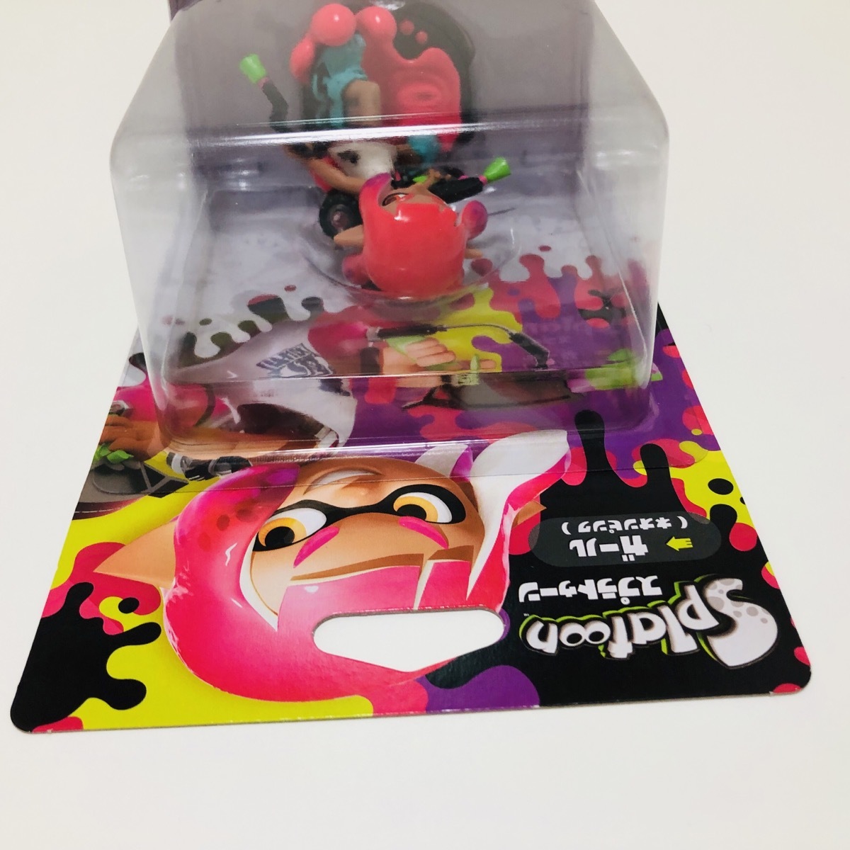 スプラ amiibo ガールネオンピンク ガールスプラトゥーン amiibo