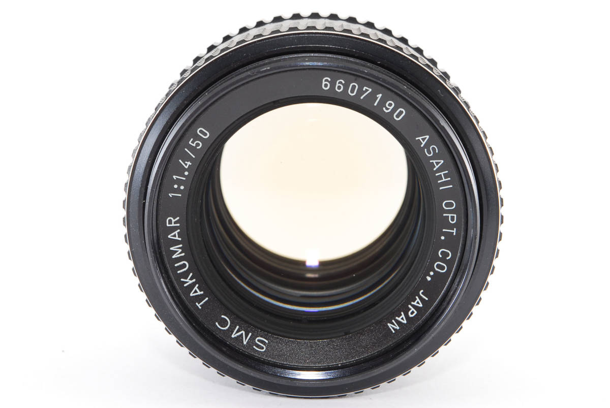 ☆極上美品☆PENTAX ペンタックス SMC TAKUMAR 50mm F1.4 No.6607190
