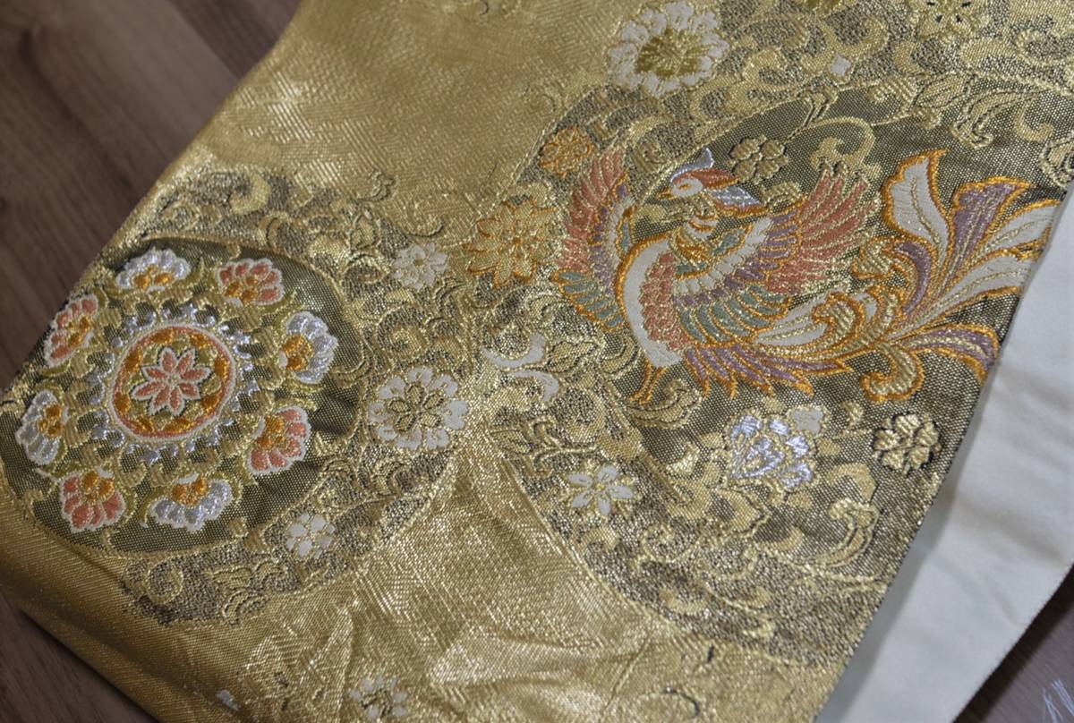 定価63万5千円 特選 西陣織物 正絹 帯 和服 着物 高級古美術