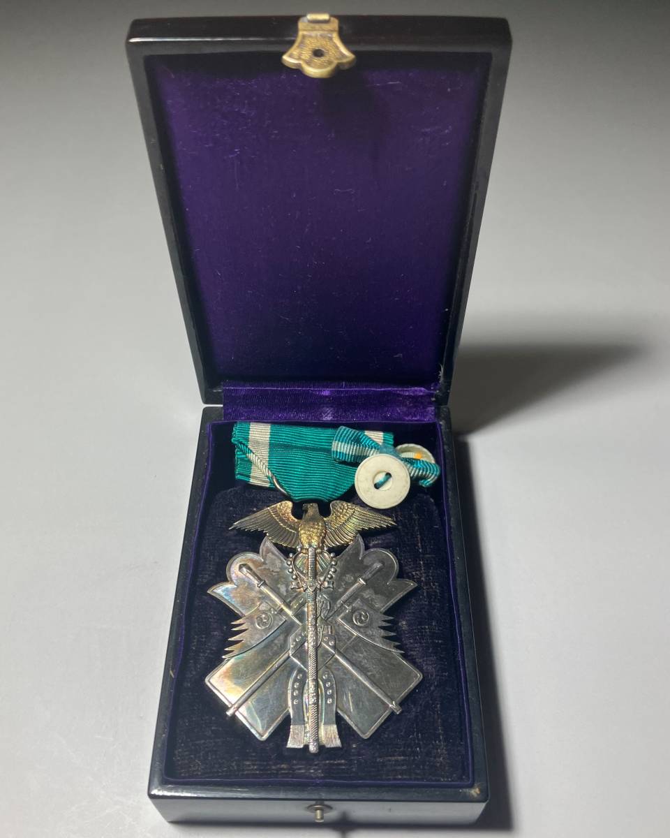 徽章 勲章 旧日本軍 - 骨董 大日本帝国 : 美品功七級金鵄勲章旧日本軍