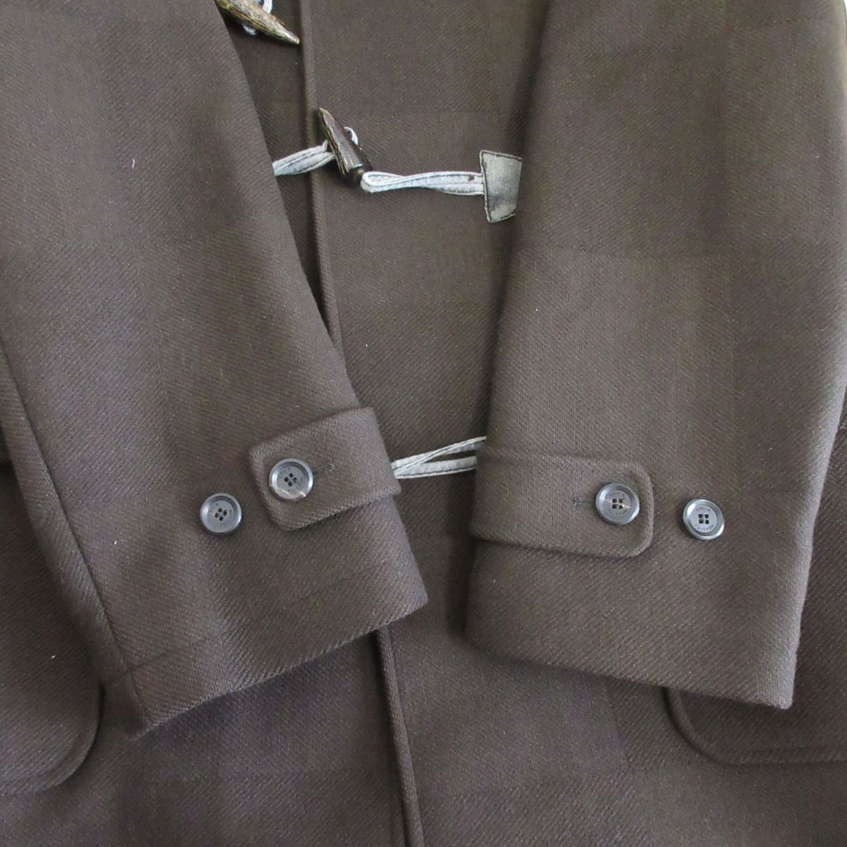 LOUIS VUITTON ルイヴィトン コート ブラウン 茶系 ダミエ柄 46 【公式