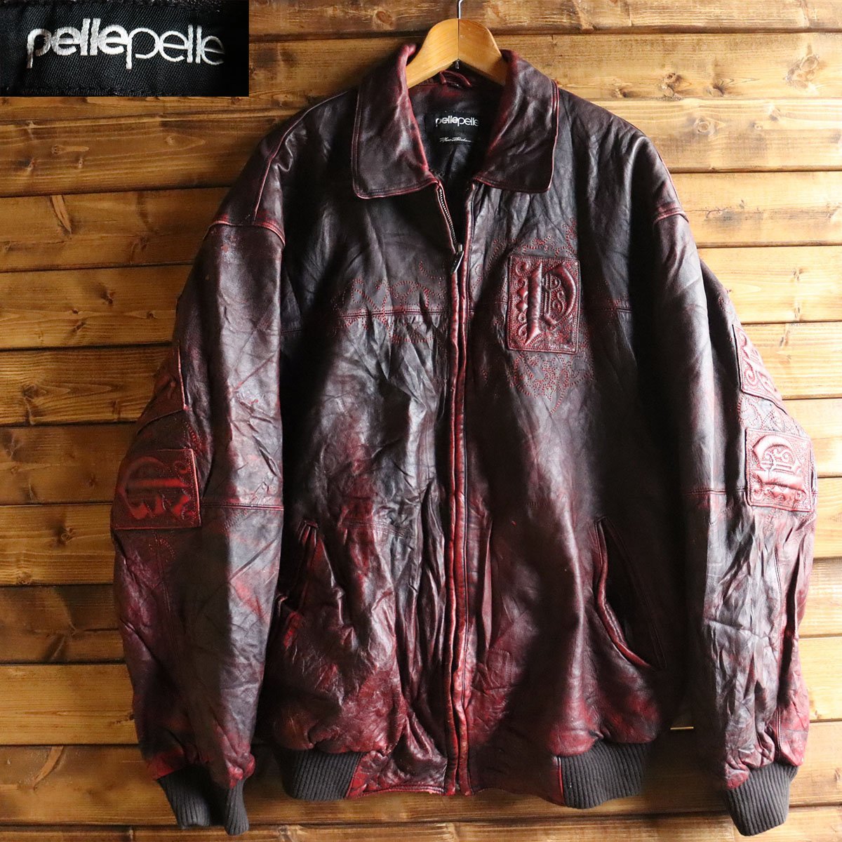 90's Vintage pellepelle ペレペレ レザー スタジャン