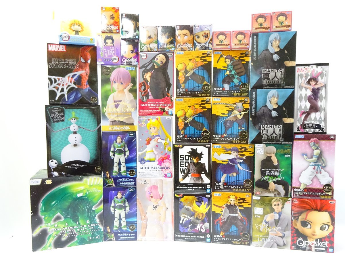未開封】プライズフィギュアセット(I) セーラームーン 鬼滅の刃 呪術廻 